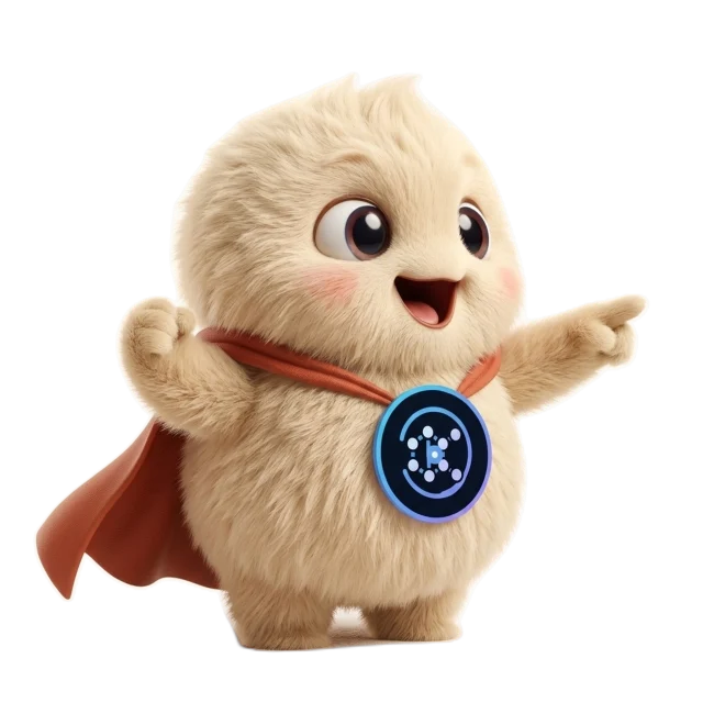 The SuperLocalMemory mascot pointing to the demo video